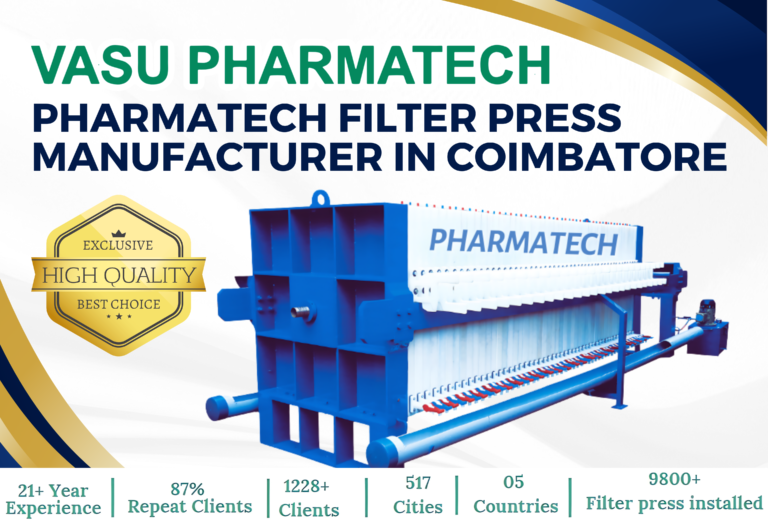 Pharmatech Filter Press Manufacturer In Coimbatore