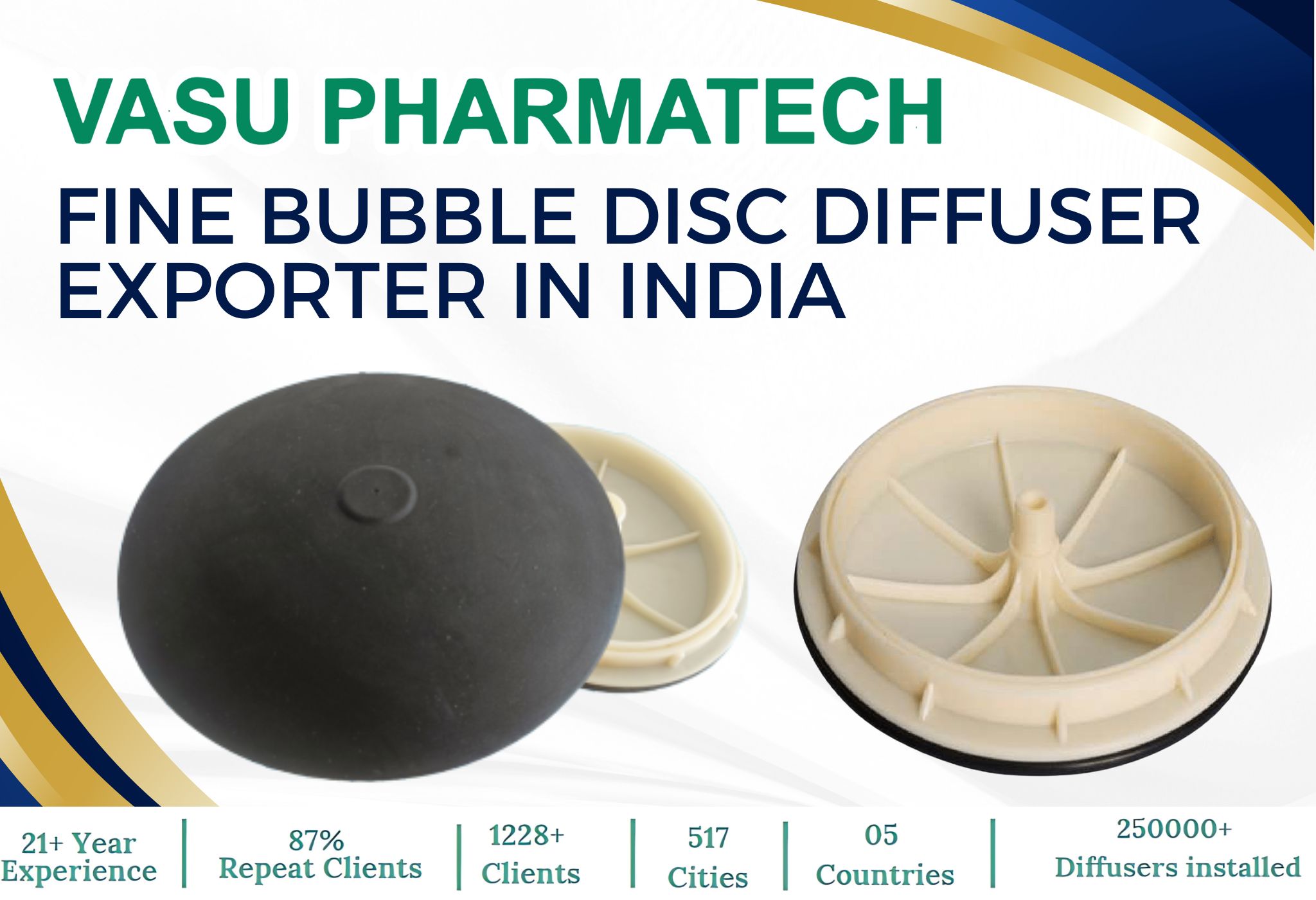 Fine Bubble Disc Diffuser Exporter in India