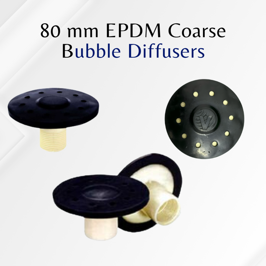 80 mm EPDM Coarse Bubble Diffusers