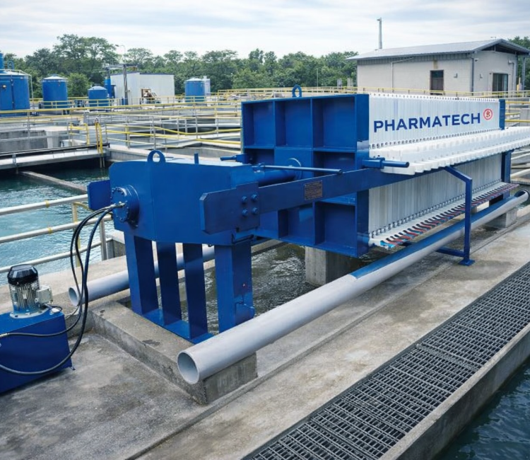 fiter press machine for water treatment plant